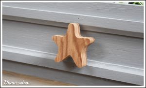 galka drewniana rozgwiazda